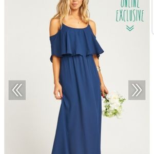 Show me your mumu Caitlin maxi ruffle dress